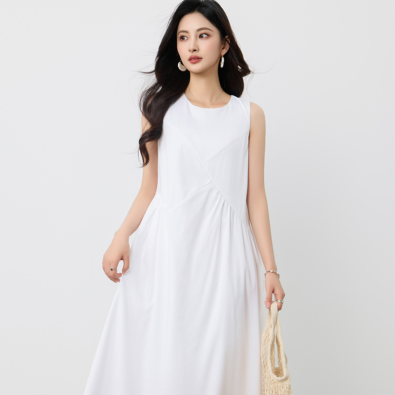 Design summer sleevless dress sleevless