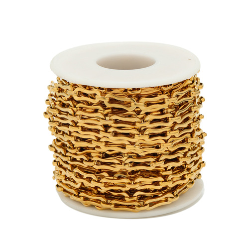 Stainless steel hip-hop bone chain DIY punk necklace bone splicing bracelet cross-border jewelry accessories chain wholesale