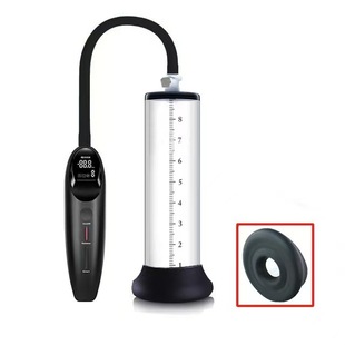 Lcd Smart Classy Acrylic Fun Pressure Cylinder Male Penis Endurance Trainer Fitness Exerciser