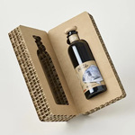 蜂窝纸板礼盒定制翻盖式蜂窝纸板酒瓶包装陶瓷工艺品水杯包装盒