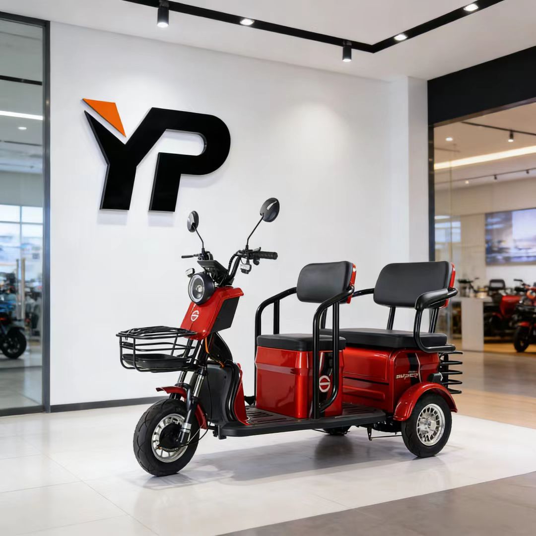 Triciclo eléctrico para personas mayores, vehículo a batería para ocio, uso doméstico para adultos, para recoger niños, doble propósito para pasajeros y carga, triciclo eléctrico para transporte.