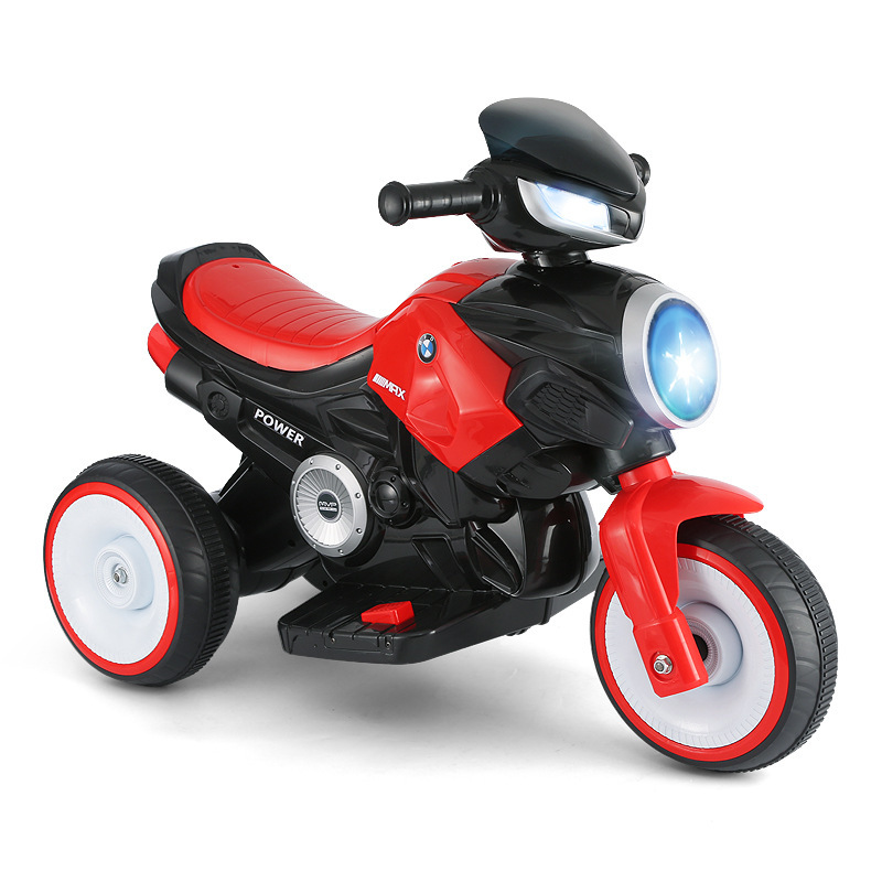 Comercio exterior nuevos niños de la motocicleta eléctrica rey triciclo puede sentarse cochecito Bebé y niñas juguete Coche