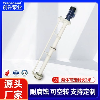 厂家定制立式长轴液下泵 塑料耐酸防腐化工泵加长立式液下泵