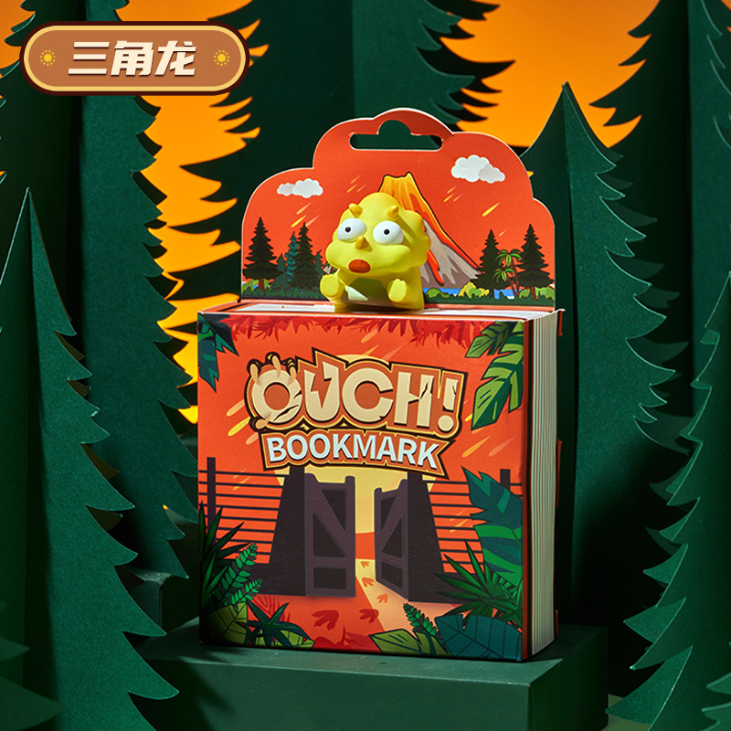 Wu Mi naranja original PVC 3D 3D Marine animal marcador tiburón tortuga pulpo creativo creación cultural