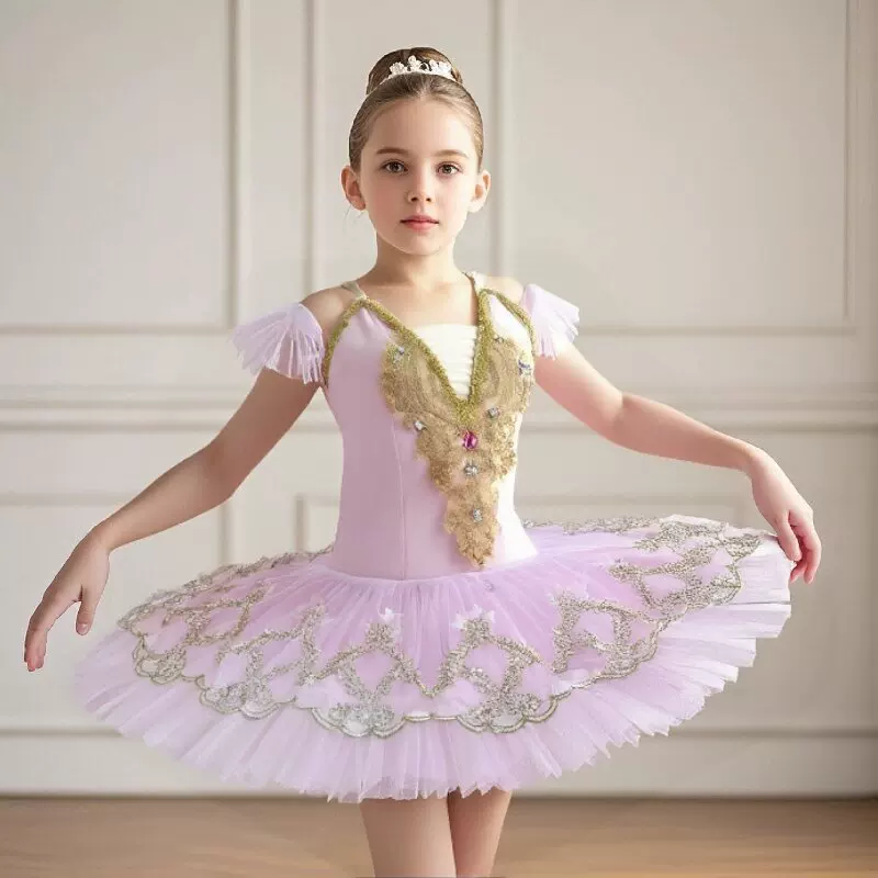 Детский костюм, лебединый, с лифтом, пачка-юбка (tutu)