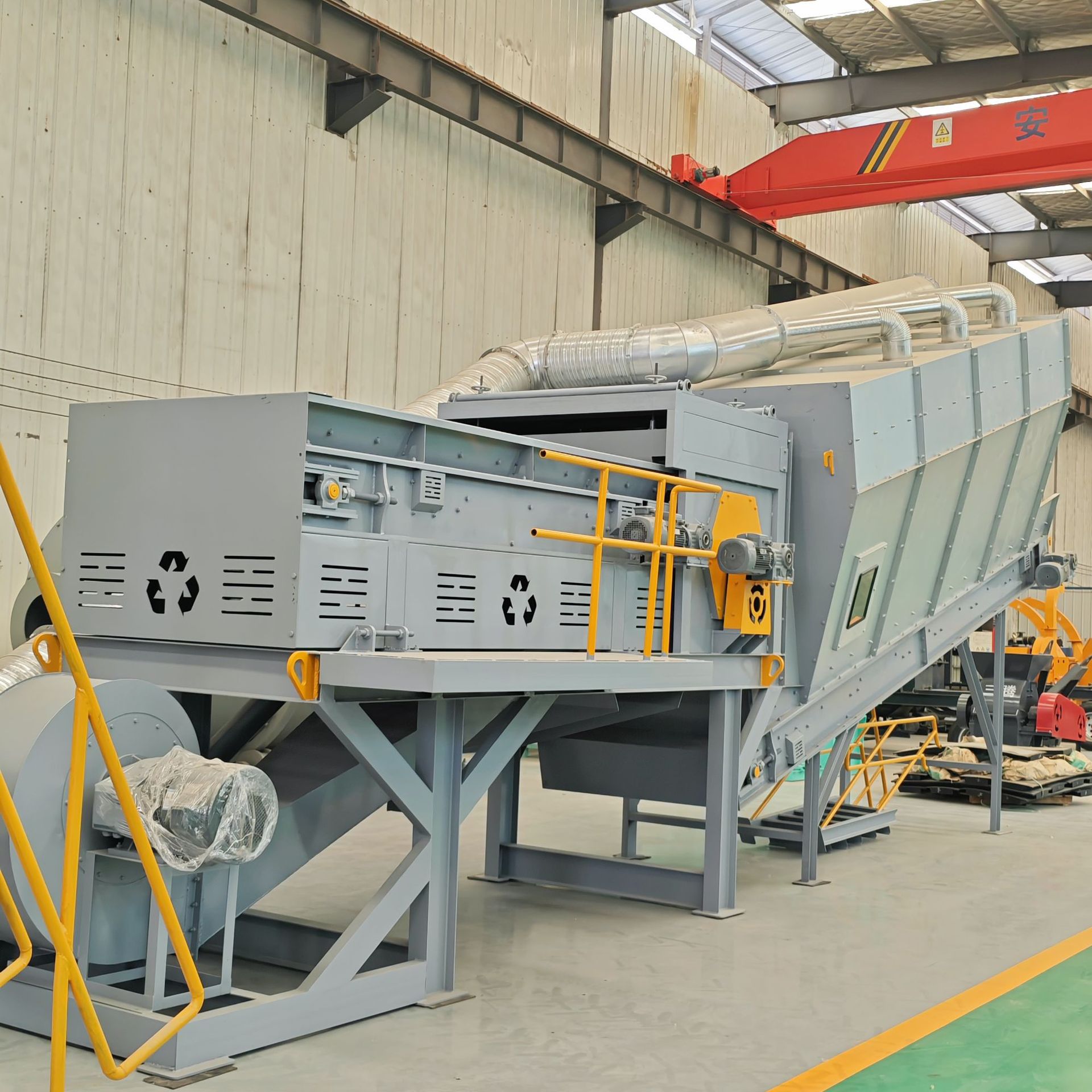 生活垃圾分选处理设备 轻物质风选机城市垃圾自动分类 垃圾分拣机