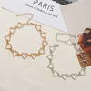 Universal necklace, short chain for key bag  heart shaped, European style, simple and elegant design