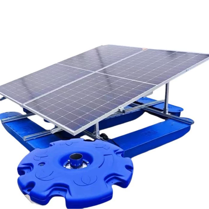 Солнечная газировка фонтана Ландшафтная обработка реки Аэратор воды Очистка сточных вод