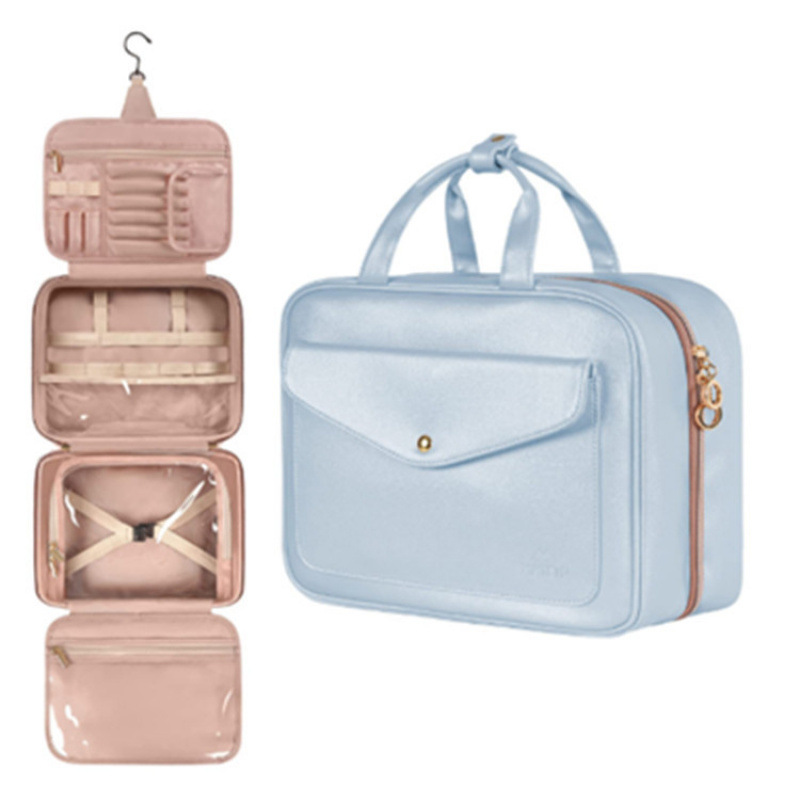 Amazon en stock bolsa de baño impermeable bolsa de baño bolsa de maquillaje bolsa de almacenamiento conjunto de baño bolsa de viaje bolsa de almacenamiento