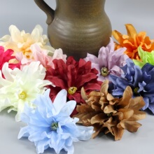 仿真紫兰花花朵14cm兰花元宵花灯配件古风汉服头饰花花墙假花手工