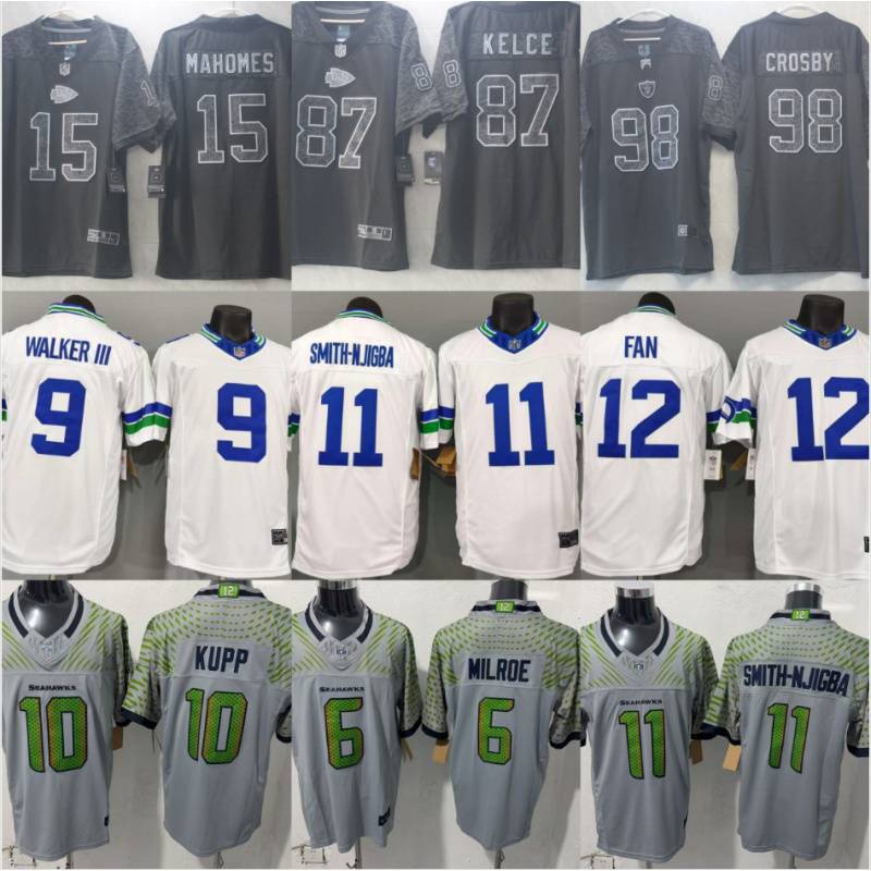 Olive Green Short-Sleeved Sportswear Training Uniform Chiefs Raiders Seahawks Commanders Lions Bears Team Uniform