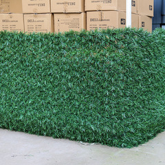 仿真松針鐵絲網籬笆草坪 護欄圍擋籬笆牆遮擋庭院人造假草籬笆