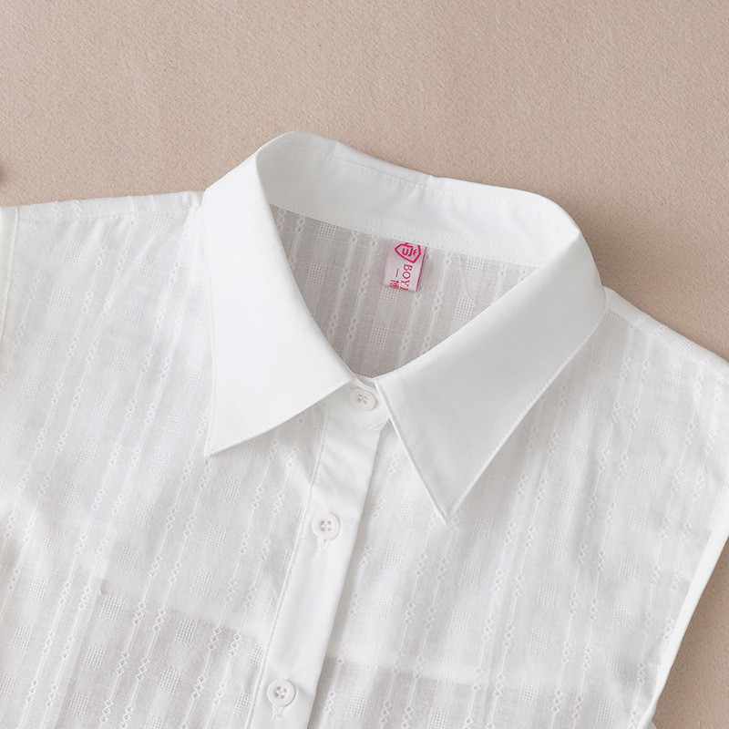 White False Collar Children's Cotton All-match False Collar 2025 Autumn and Winter New Multi-functional Shirt Decorative Collar Base False Collar White False Collar Children's Cotton All-match False Collar 2025 Autumn and Winter New Multi-functional Shirt Decorative Collar Base False Collar