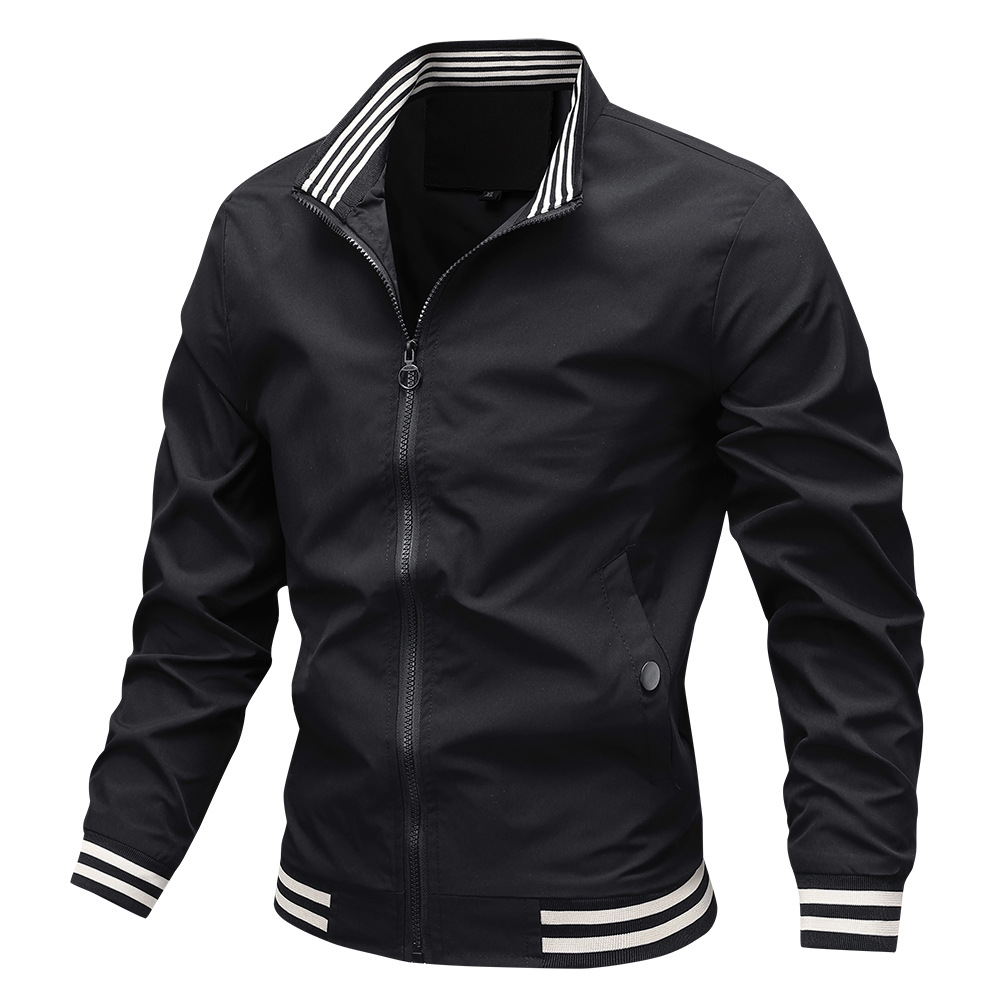 Chaqueta transfronteriza nueva primavera y otoño estilo coreano de moda juvenil chaqueta casual collar uniforme de béisbol ropa de hombre