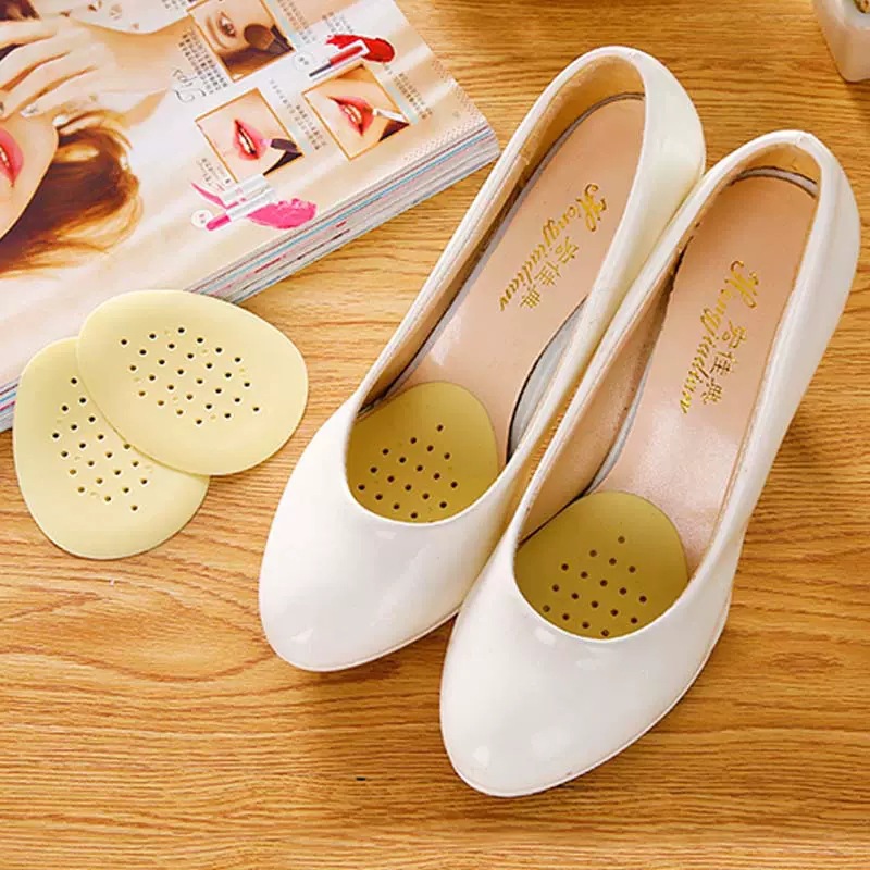 Gross antepalma beige medio tamaño almohadilla 4D elástica de látex de silicona medio tamaño almohadilla de zapatos de tacones altos medio tamaño almohadilla image 3