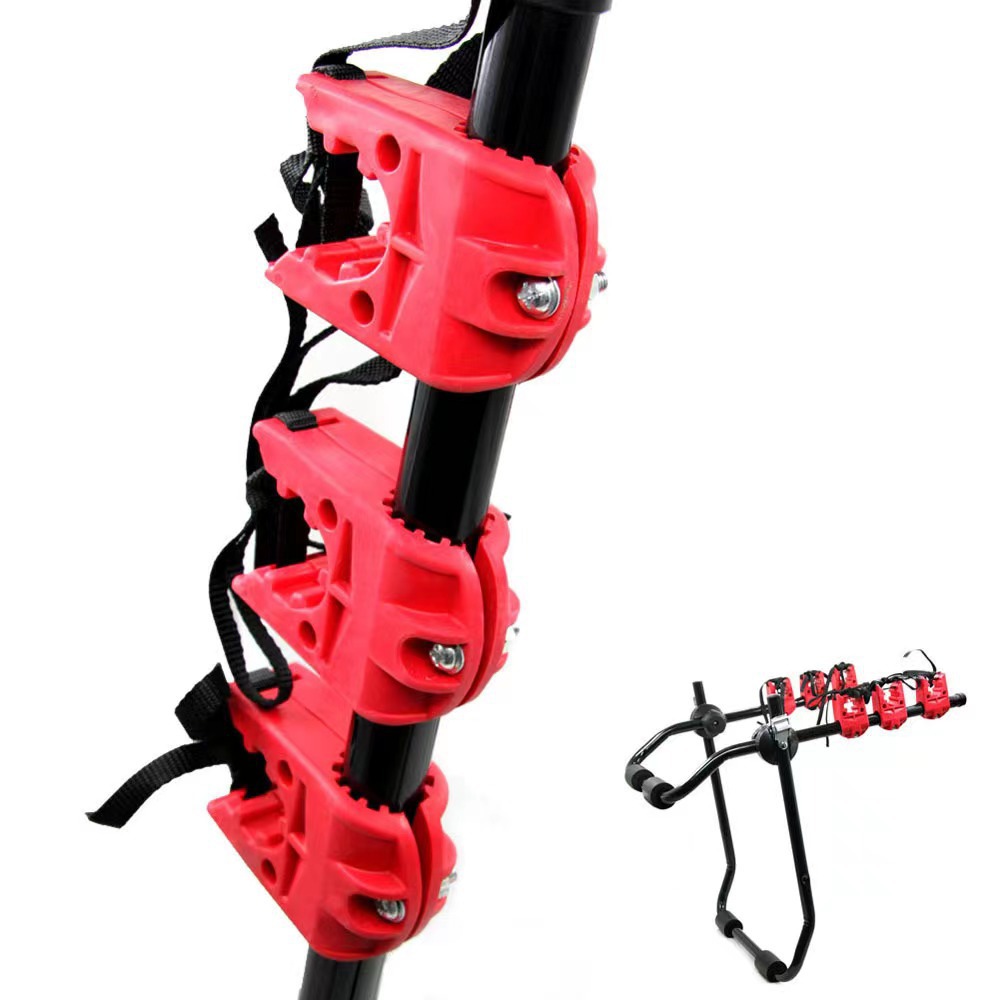 Soporte trasero para bicicleta de coche, portaequipajes plegable para maletero, rack deportivo para transporte de bicicletas