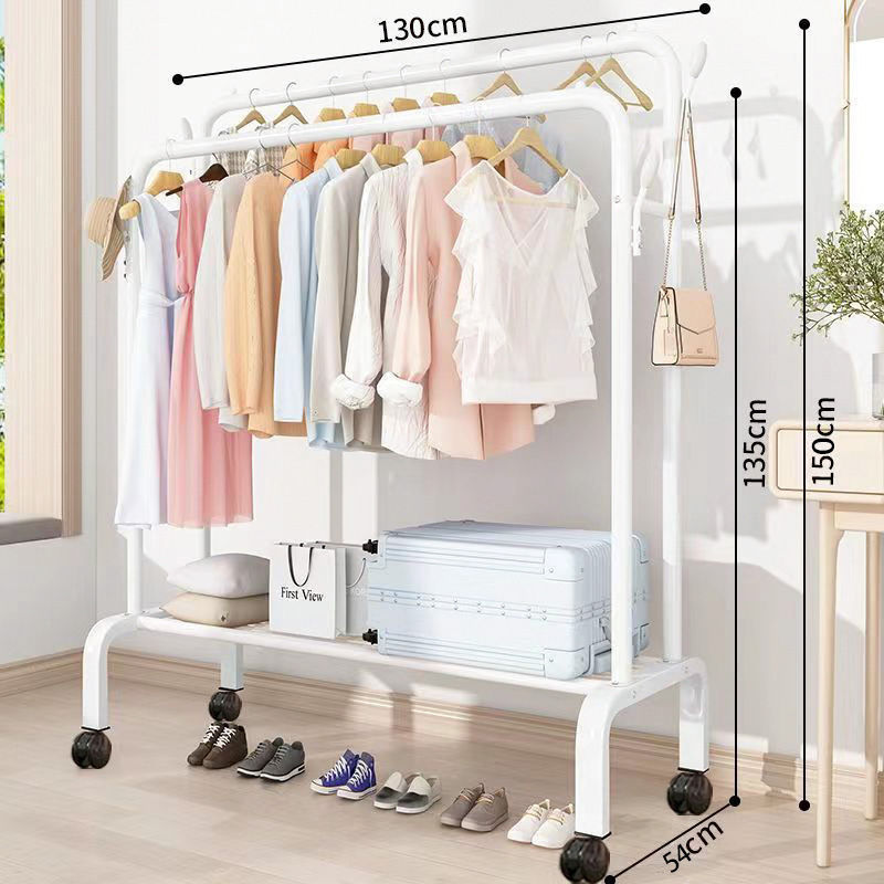 percha de ropa de piso vertical grosor grosor percha de ropa de casa dormitorio balcón barra de secado percha de ropa de secado percha