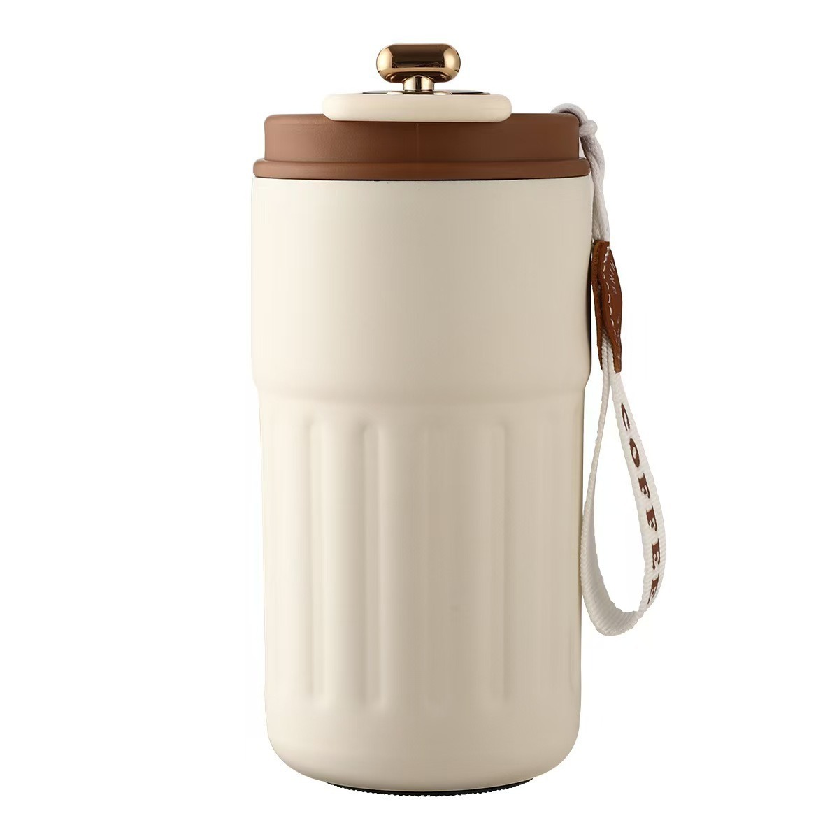 Hot sale transfronterizo 316 taza de acero inoxidable inteligente portátil taza de café de moda niebla niebla verde taza de agua para hombres y mujeres puede LOG