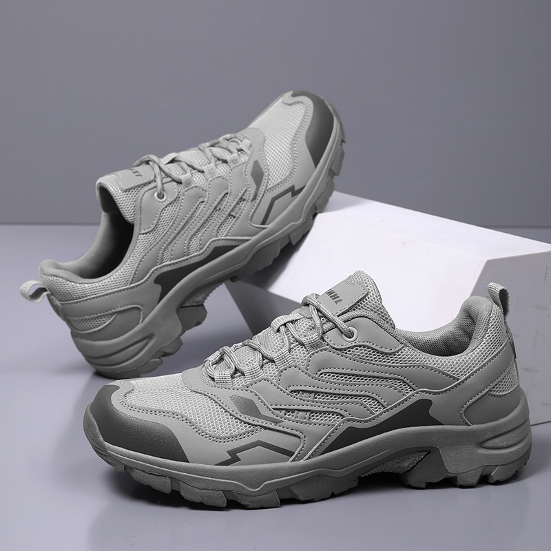 Zapatos de senderismo al aire libre hombres transfronterizos nuevos amantes de la cabeza ancha transpirables antideslizantes y resistentes al desgaste zapatos de senderismo de camping casuales mujeres