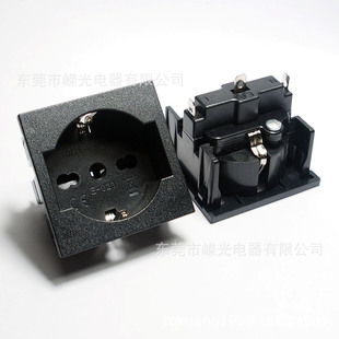 Production and marketing E-021 AC socket Italian standard terminal can be welded card type industrial power socket wiring