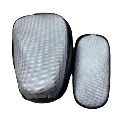 for far-reaching A7/A8/T90 electric car: Electric car cushion - thickened-silver-diamond-pattern-front-and-rear-set-far-reaching-a7