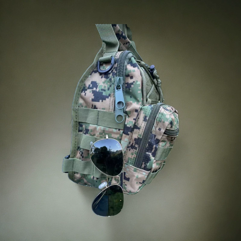 Сумка-слинг для активного отдыха и велоспорта, повседневная тактическая сумка через плечо в стиле милитари, тактическая сумка-слинг, сумка MOLLE, расширяемый рюкзак для военного использования