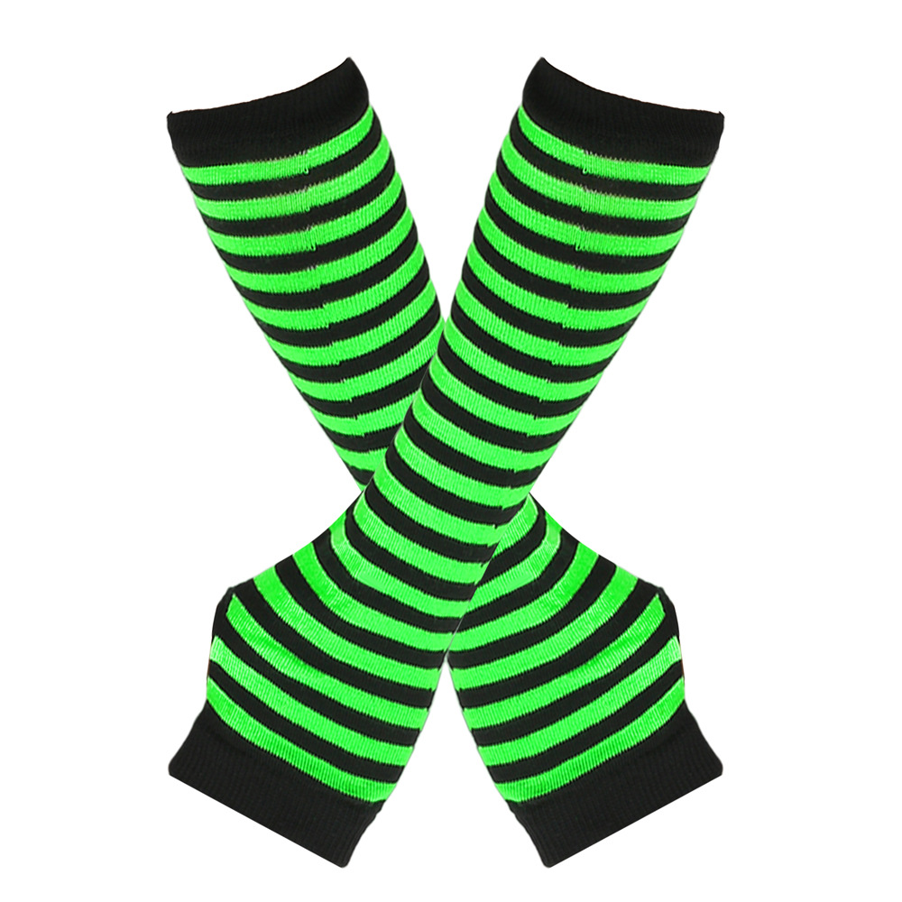 형광 녹색 + 검정색/얇은 스트립 33