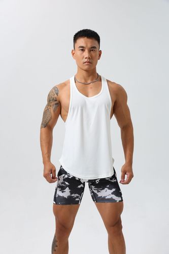 Fitness sports quick-drying vest men's super elastic loose sports tank top