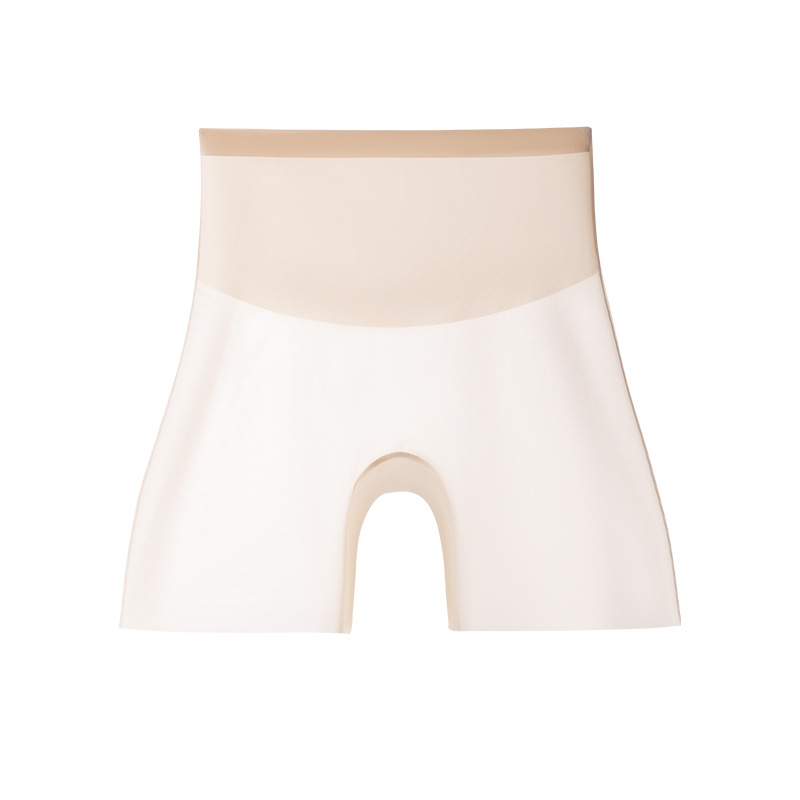 Pantalones de seguridad anti-deslustre damas verano seda de hielo sin costuras dos en uno abdomen levantamiento de cadera bóxer leggings refrescante