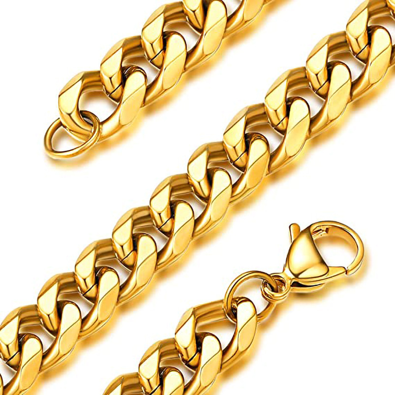 necklace stainless steel hip-hop style