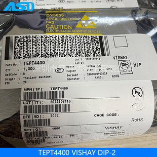 TEPT4400 Ambient Light Sensor VISHAY 3mm ± 30 ° 570nm Photoelectric Crystal Receiver