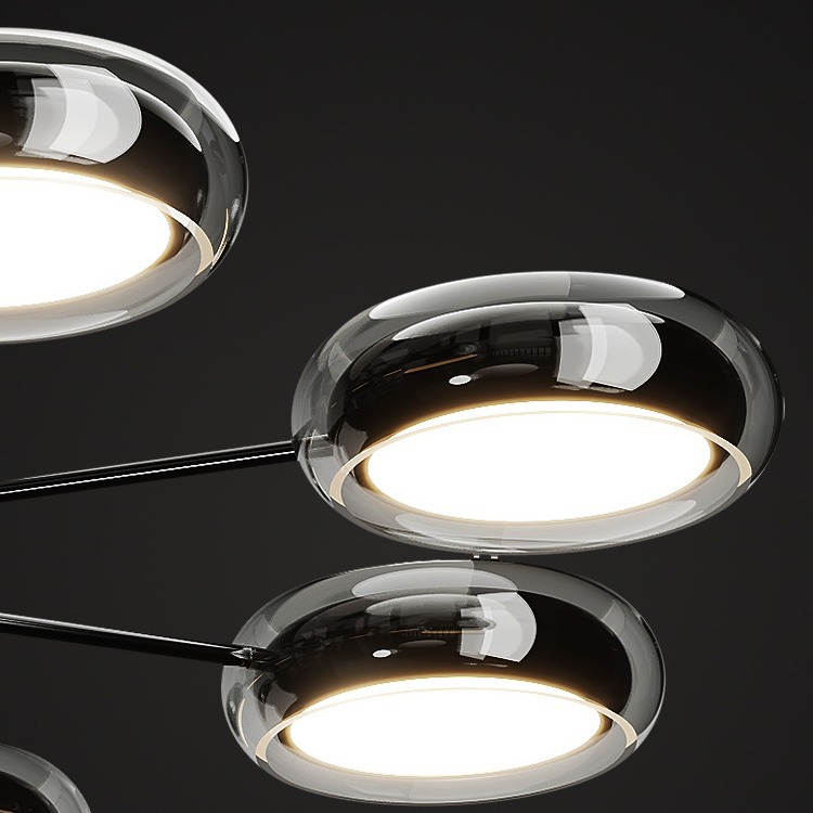 Luz italiana lujosa moderna diseñador de lámparas de sala de estar lujosa lámpara de dormitorio de alto nivel lámpara de vestíbulo minimalista lámpara principal Zhongshan lámpara