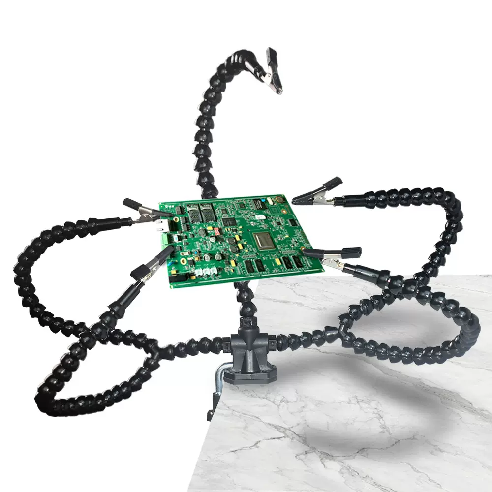 电烙铁焊接夹具多功能T12焊台万向辅助支架pcb电路板固定夹紧器