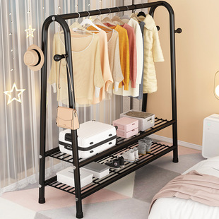 Drying rack landing balcony drying pole bedroom drying rack simple folding dormitory home cool hanging clothes Ting Sheng