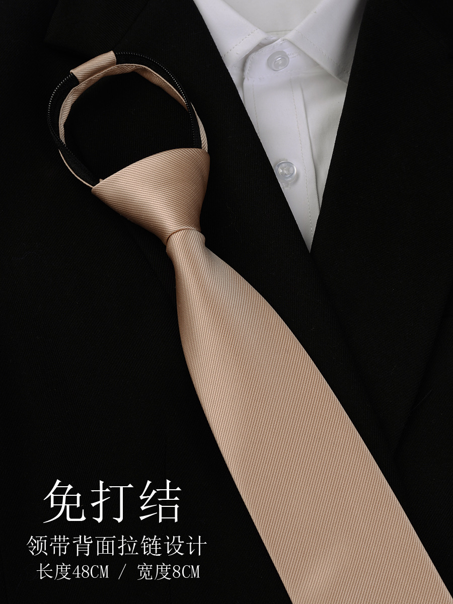 メーカーの国境を越えたメンズフォーマルウェアハイエンドレトロブラックとグレーのネクタイビジネスカジュアルジッパープロの仕事用手作り