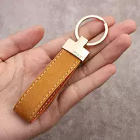 Изысканная ручная веревка многоцветная говяжья кожа простой брелок подвеска индивидуальная автомобильная цепь кольцо для мужчин и женщин