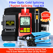 光纤冷接工具包套装热熔机工具充电/电池光功率计切割刀剥线工具