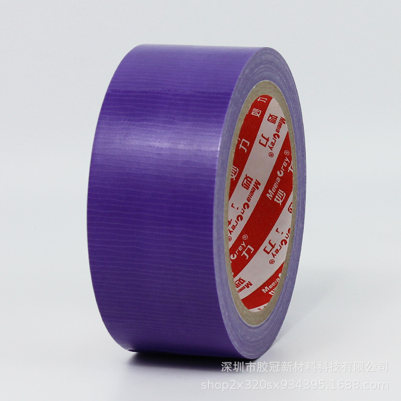 Cinta de tela de color de fábrica al por mayor de una cara de alta adhesivo fuerte exposición de boda alfombra costura decoración cinta de película