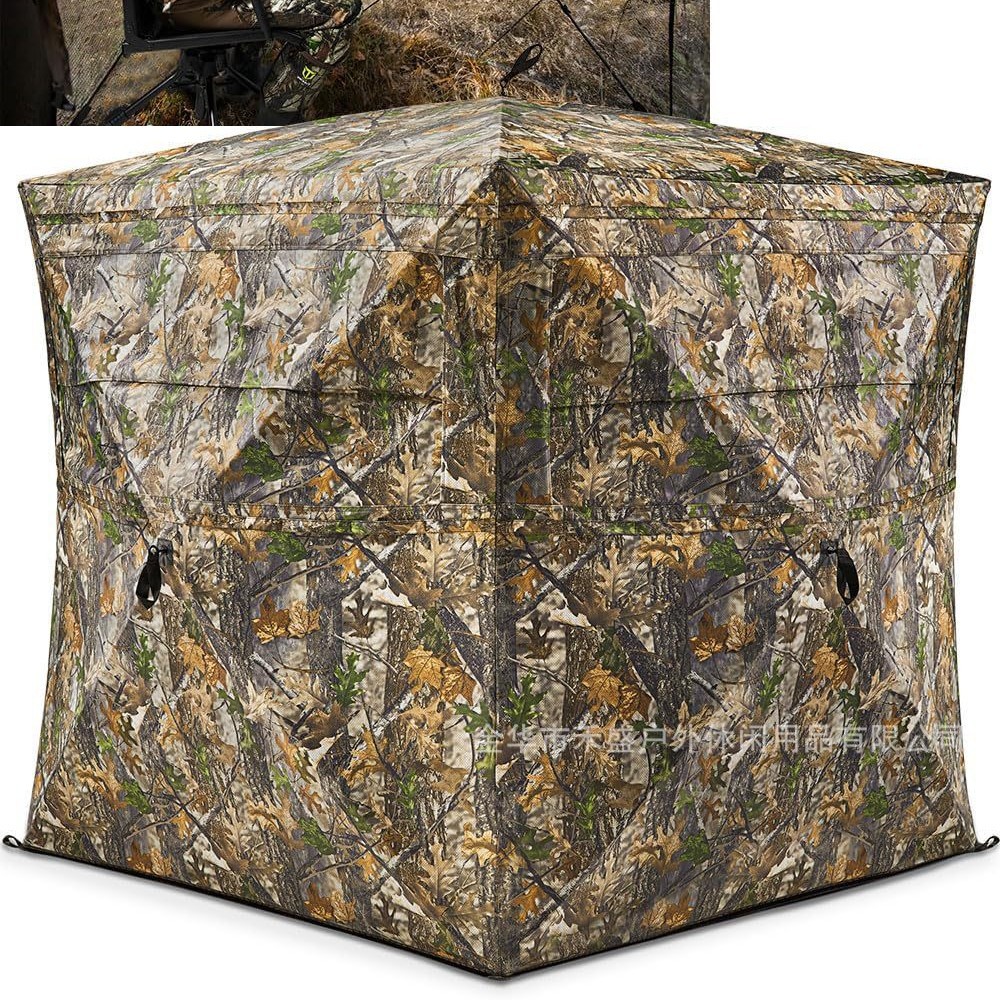 Cross-border hunting tent sun-resistant 270/360 degree see-through hunting camouflage see-through deer and turkey tent wholesale 5