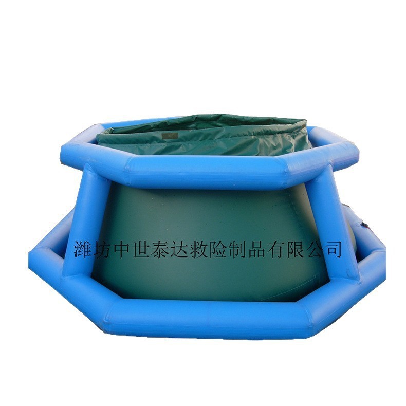 厂家直供2m³储水袋 储油袋  圆锥台软体储水袋 充气支架储水袋