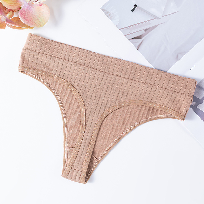 Bragas de mujer sexy transfronteriza tanga deportiva transpirable de algodón tanga sexy banda elástica sexy panty