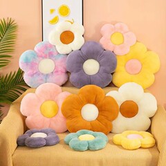 かわいい太陽の花枕インスタイルクッションソファクッション車の背もたれ出窓装飾品リビングルームのフロアマット