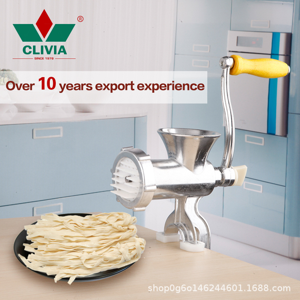 No. 5 Manual Meat Grinder, Household Multifunctional Meat Grinder, Hand-Cranked Sausage Stuffer, Sausage Maker, Meat Grinding Tool