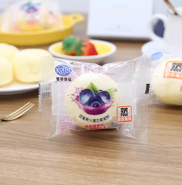 [Blueberry Sandwich 32 Packs] 2kg Steamed Cake