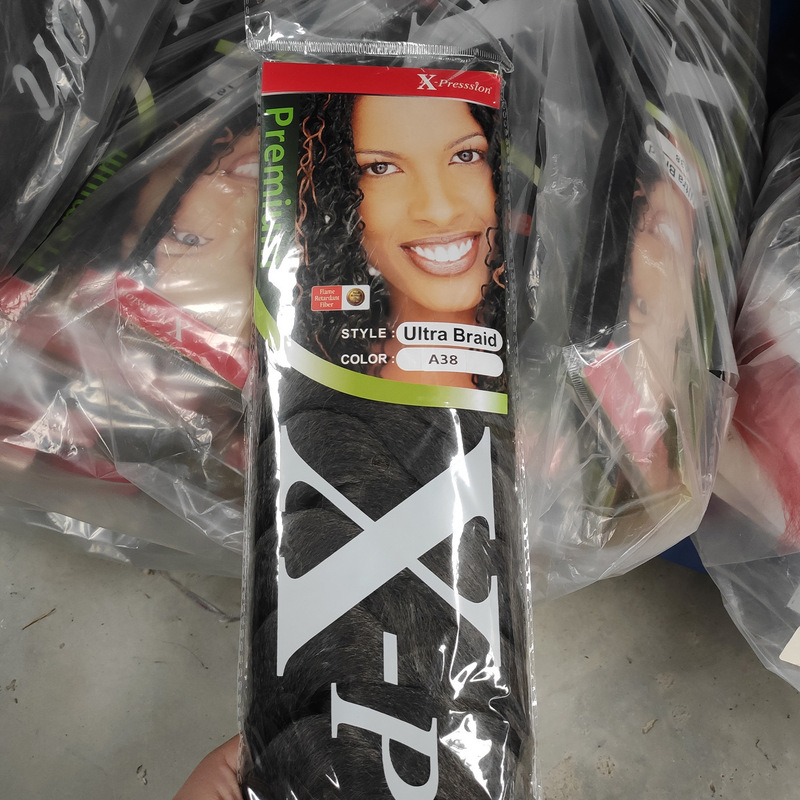 批发82in大辫子 XP卡包装165g  非洲假发欧美外贸假发 脏辫接发|undefined