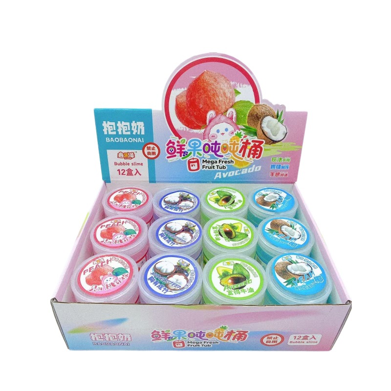 Juguetes para niños nuevos abrazos de leche doble hecho a mano de barro de cristal colorido botella de barril creativo interesante