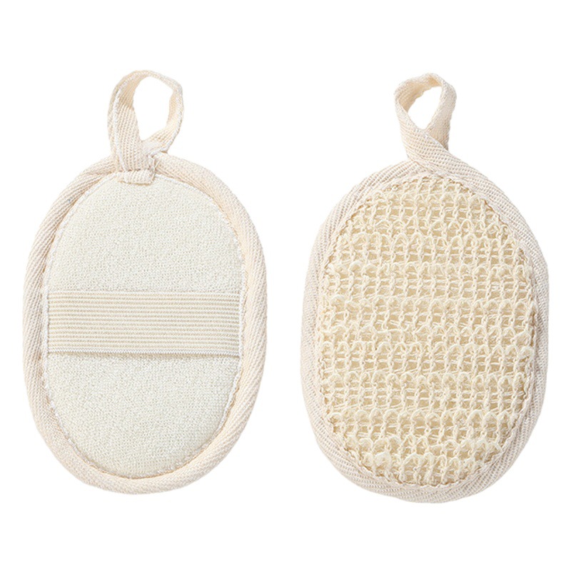 Hogar lufa de cáñamo algodón y lino Toalla de baño de yute Toalla de baño de limpieza Sisal suministros de baño Toalla de lavado de cara