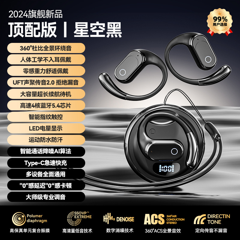国境を越えたプライベートモデルの新しいワイヤレス Bluetooth ヘッドセット スポーツ イヤーマウント高品質超長バッテリー寿命卸売およびドロップシッピング|undefined