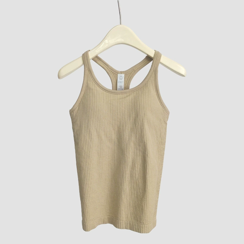Long Yoga Vest (Women's) Breathable Detachable Sports Top with Removable Cups, 2–8 Sizes