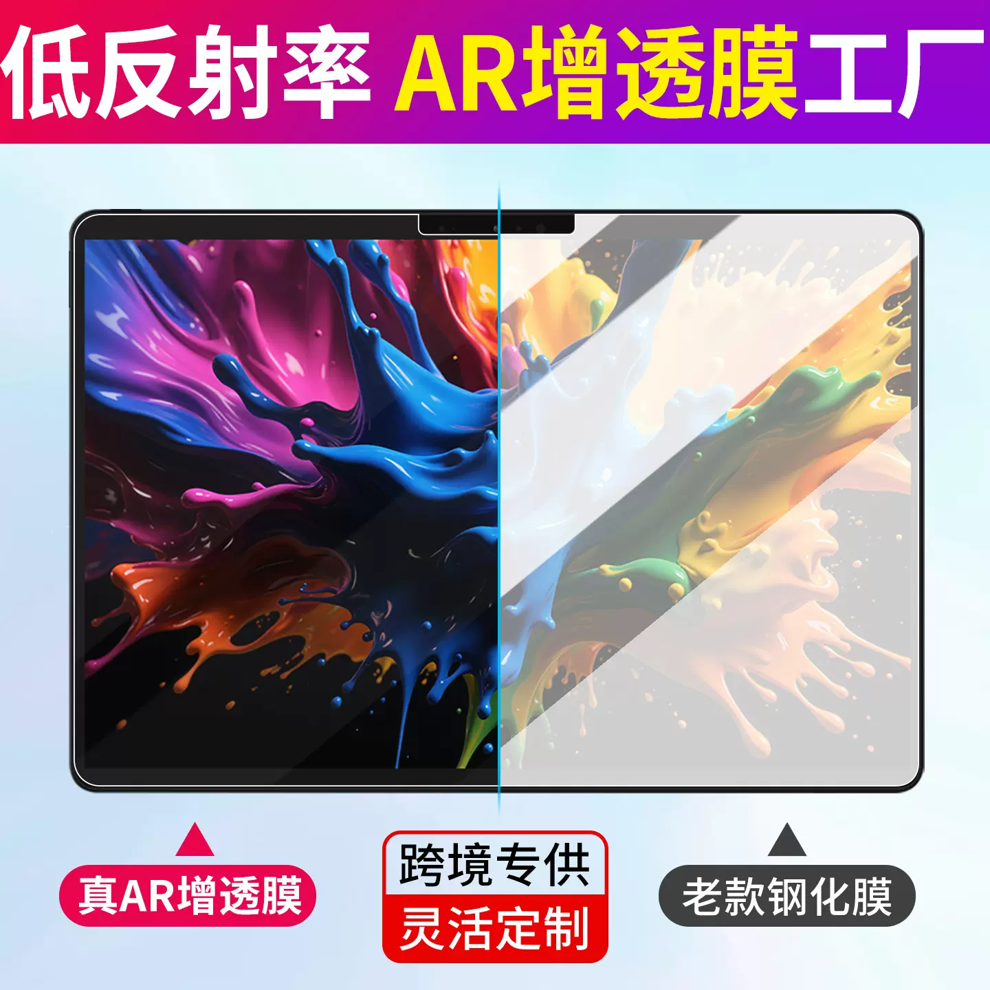 AR增透膜适用H3C MegaBook二合一笔记本防反光屏幕膜14寸蓝光贴膜